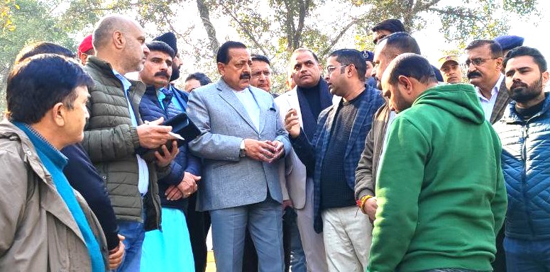 Dr Jitendra visits River Devika Project site, inspects finishing touches