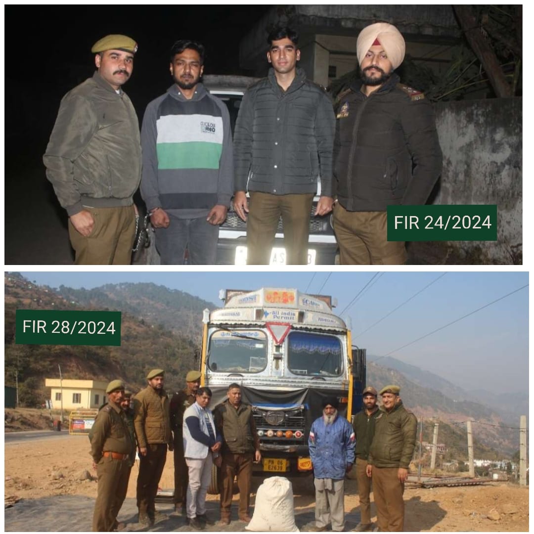 02 Narco Smuggler Arrested in Udhampur; Recovered Poppy straw & Heroin in two different cases