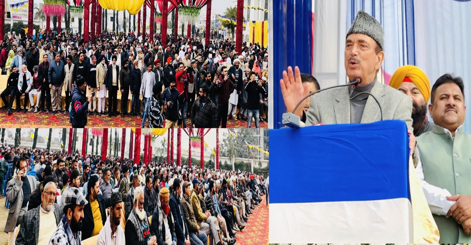 Azad promises Land, Job protection laws, vows dignity for ST Community