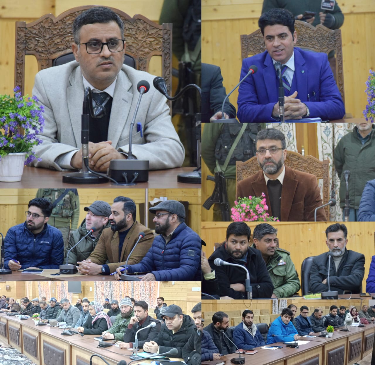 DC Bandipora holds interactive meeting with District/ Sectoral officers Emphasizes on people-friendly approach in public service delivery & timely completion of all projects