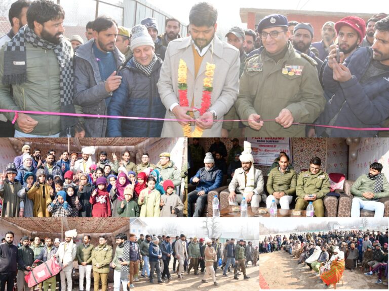 DC Ganderbal inaugurates playground at Surfraw