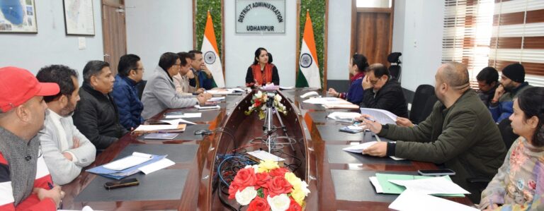 DC reviews functioning of PACS in Udhampur