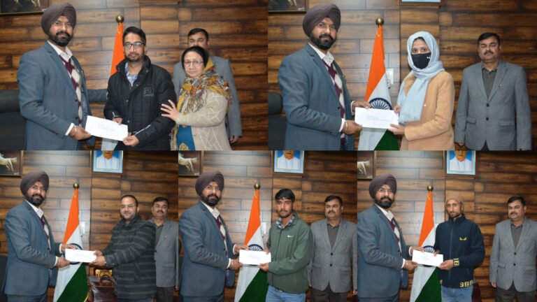 DC hands over SRO -43 Appointment Orders to beneficiaries at Doda