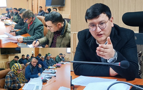 DDC Baramulla reviews progress of works under NABARD & PMGSY