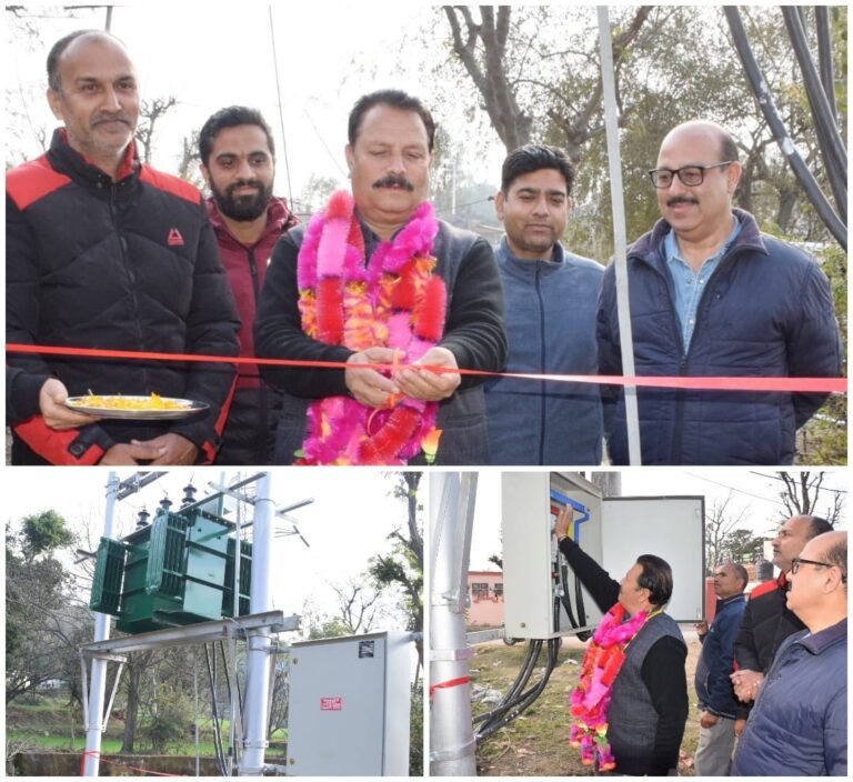 DDC Chairman Udhampur inaugurates 250 KVA transformer, Electrification in Sui arfea