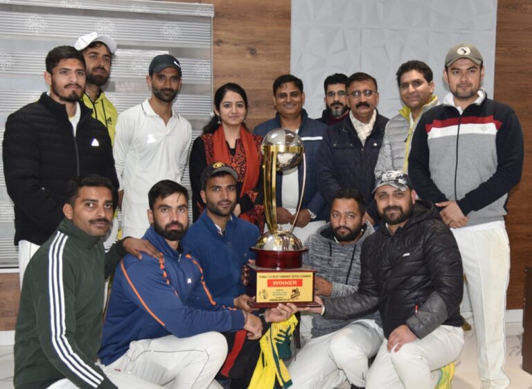 DM XI Udhampur defeats CRPF XI in T-20 Cricket Match