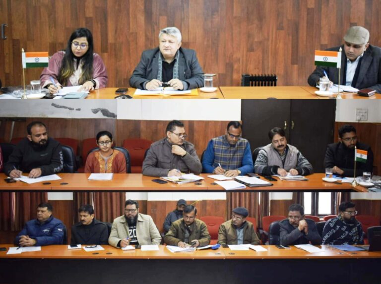 District Cooperative Development Committee Meet held in Reasi  DDC calls for diversification of Business Activities