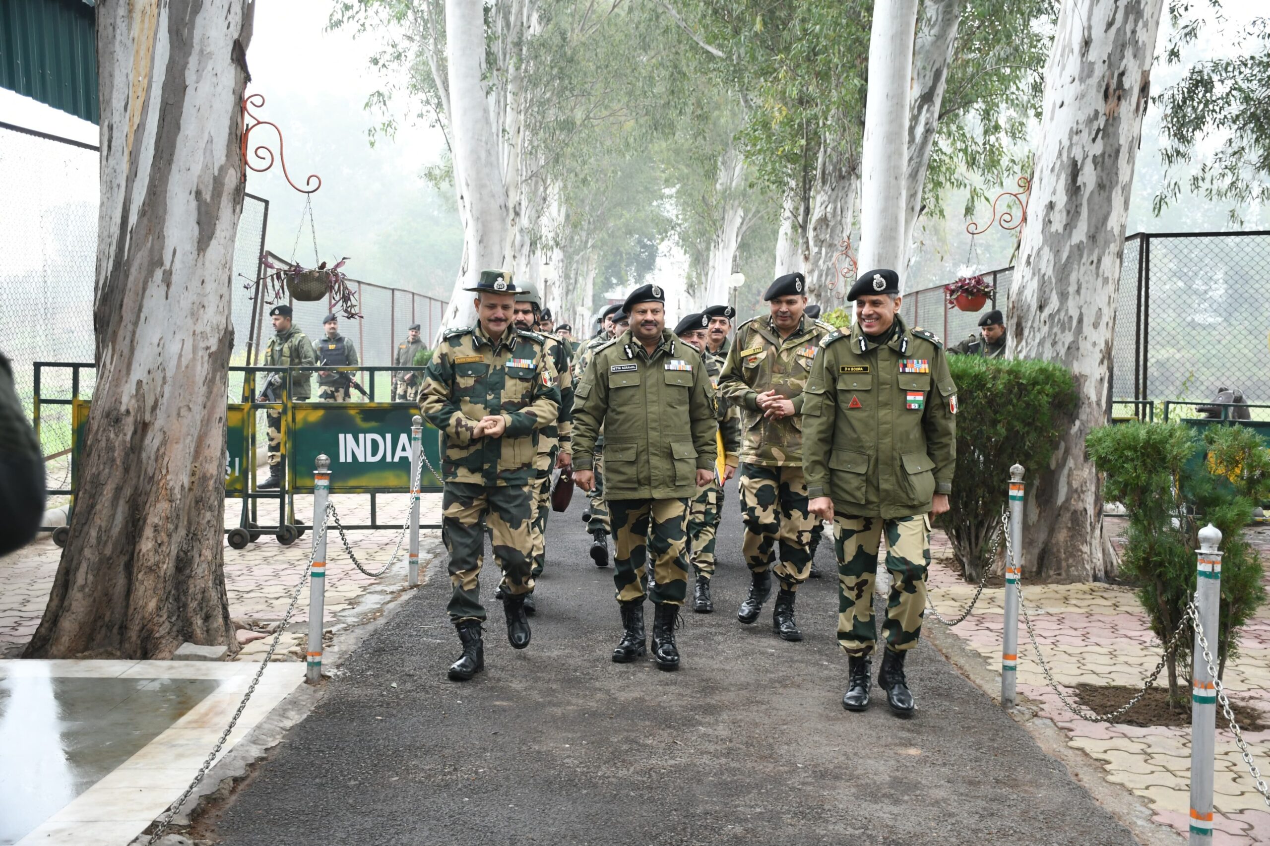 DG BSF visited R S Pura border