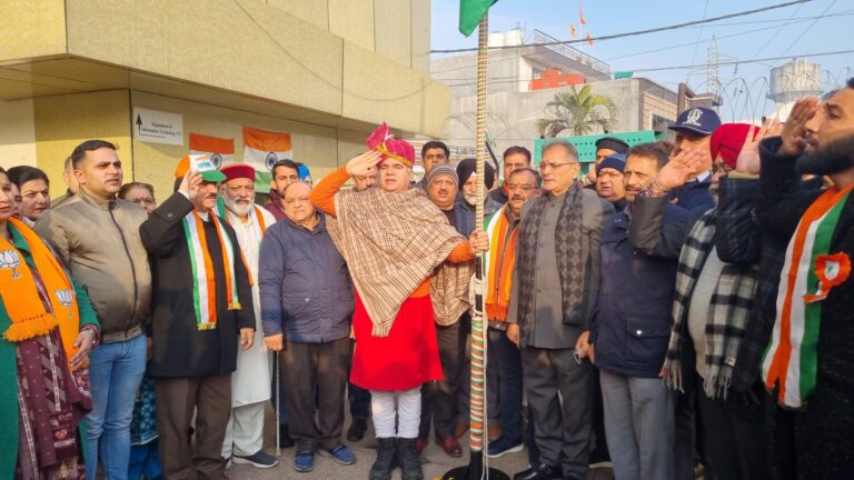 J&K BJP celebrates 75th Republic Day with fervour across J&K