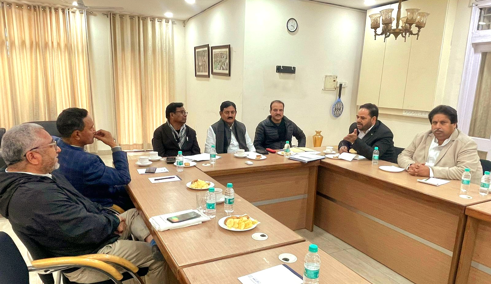 Wani, Bhalla others attend Congress Screening Committee meeting in New Delhi Charan Dass urges JKPCC leaders to gear up activities ahead of forthcoming Parliament elections