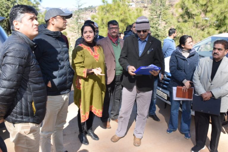 Secretary PWD conducts extensive tour of Sudh Mahadev, Mantalai areas of Udhampur district